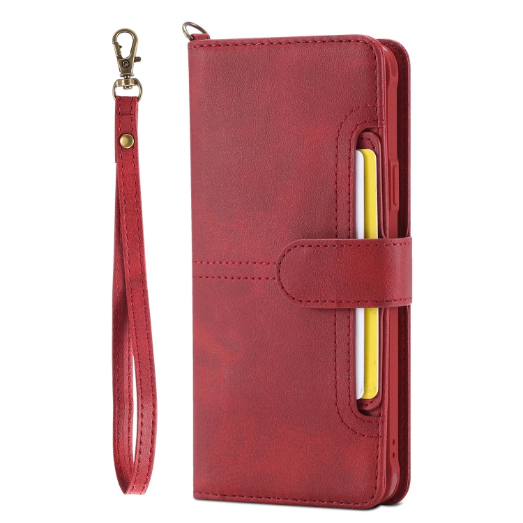 For Galaxy S9+ Multifunctional Detachable Magnetic Horizontal Flip Leather Case with Card Slots & Holder & Wallet & Photo Frame