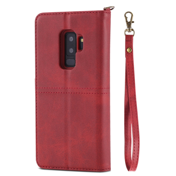 For Galaxy S9+ Multifunctional Detachable Magnetic Horizontal Flip Leather Case with Card Slots & Holder & Wallet & Photo Frame