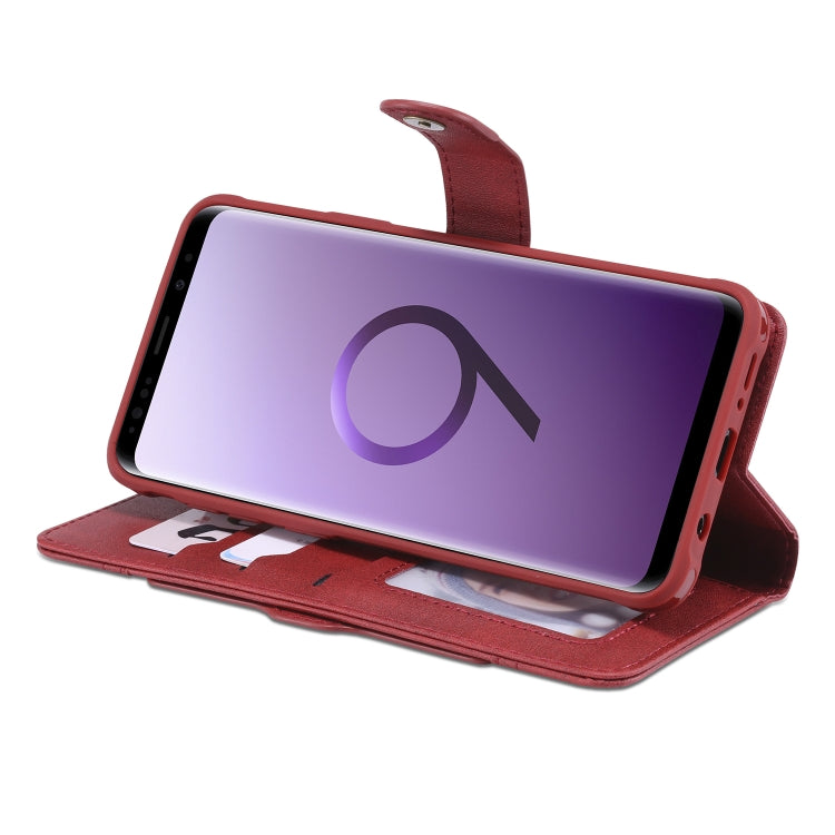 For Galaxy S9+ Multifunctional Detachable Magnetic Horizontal Flip Leather Case with Card Slots & Holder & Wallet & Photo Frame