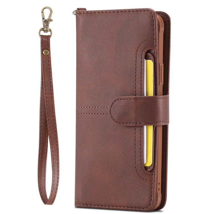 For Galaxy S9+ Multifunctional Detachable Magnetic Horizontal Flip Leather Case with Card Slots & Holder & Wallet & Photo Frame
