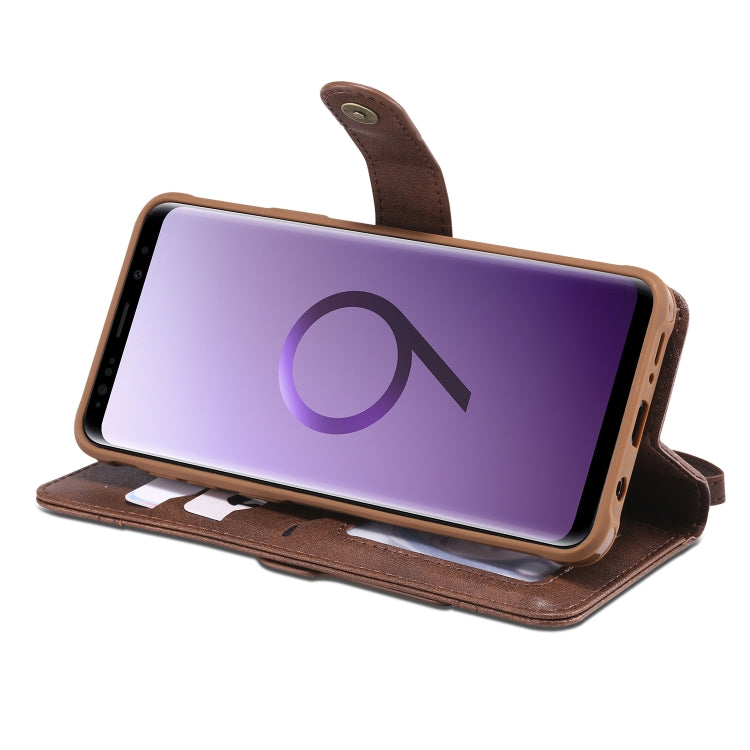 For Galaxy S9+ Multifunctional Detachable Magnetic Horizontal Flip Leather Case with Card Slots & Holder & Wallet & Photo Frame