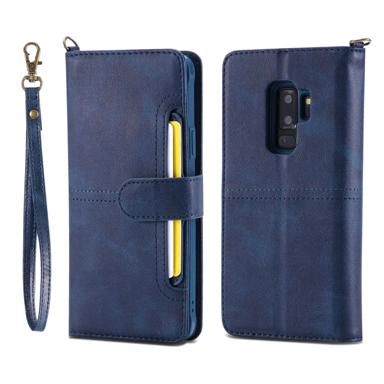 For Galaxy S9+ Multifunctional Detachable Magnetic Horizontal Flip Leather Case with Card Slots & Holder & Wallet & Photo Frame