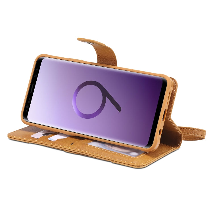 For Galaxy S9+ Multifunctional Detachable Magnetic Horizontal Flip Leather Case with Card Slots & Holder & Wallet & Photo Frame
