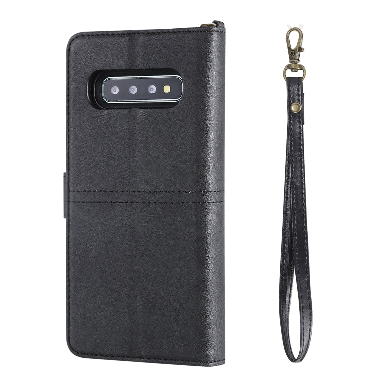For Galaxy S10+ Multifunctional Detachable Magnetic Horizontal Flip Leather Case with Card Slots & Holder & Wallet & Photo Frame