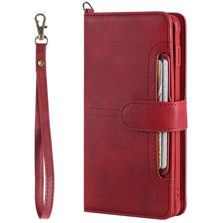 For Galaxy S10+ Multifunctional Detachable Magnetic Horizontal Flip Leather Case with Card Slots & Holder & Wallet & Photo Frame