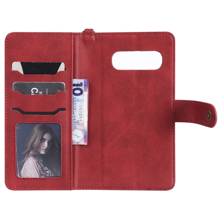 For Galaxy S10+ Multifunctional Detachable Magnetic Horizontal Flip Leather Case with Card Slots & Holder & Wallet & Photo Frame