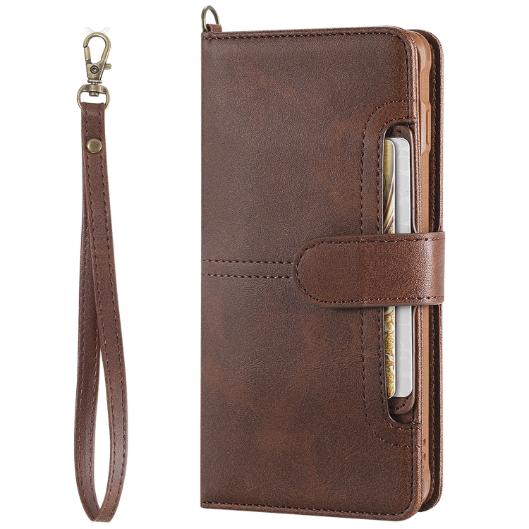 For Galaxy S10+ Multifunctional Detachable Magnetic Horizontal Flip Leather Case with Card Slots & Holder & Wallet & Photo Frame
