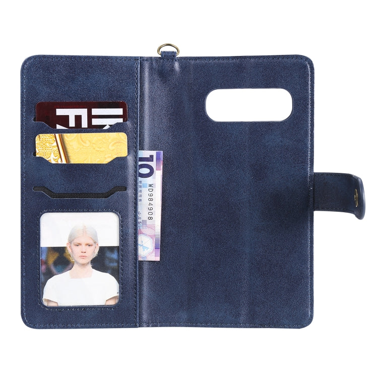 For Galaxy S10+ Multifunctional Detachable Magnetic Horizontal Flip Leather Case with Card Slots & Holder & Wallet & Photo Frame