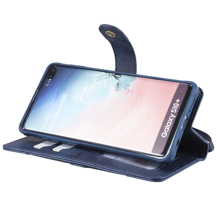 For Galaxy S10+ Multifunctional Detachable Magnetic Horizontal Flip Leather Case with Card Slots & Holder & Wallet & Photo Frame