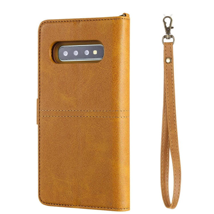 For Galaxy S10+ Multifunctional Detachable Magnetic Horizontal Flip Leather Case with Card Slots & Holder & Wallet & Photo Frame