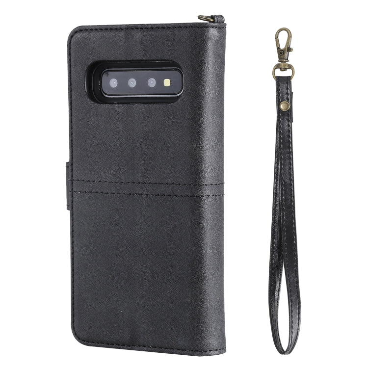 For Galaxy S10 Multifunctional Detachable Magnetic Horizontal Flip Leather Case with Card Slots & Holder & Wallet & Photo Frame