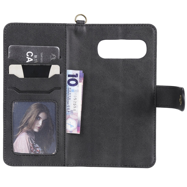 For Galaxy S10 Multifunctional Detachable Magnetic Horizontal Flip Leather Case with Card Slots & Holder & Wallet & Photo Frame