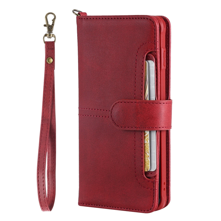 For Galaxy S10 Multifunctional Detachable Magnetic Horizontal Flip Leather Case with Card Slots & Holder & Wallet & Photo Frame