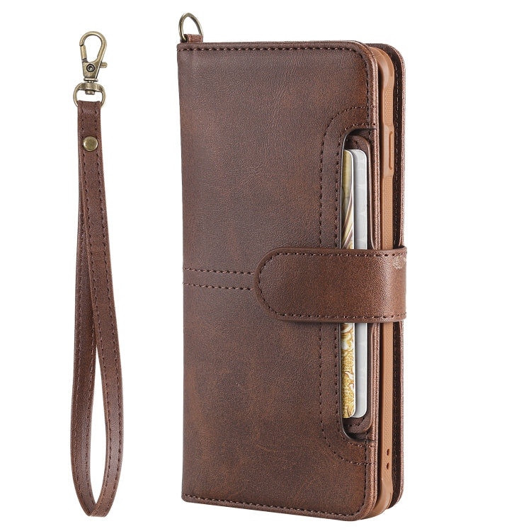 For Galaxy S10 Multifunctional Detachable Magnetic Horizontal Flip Leather Case with Card Slots & Holder & Wallet & Photo Frame