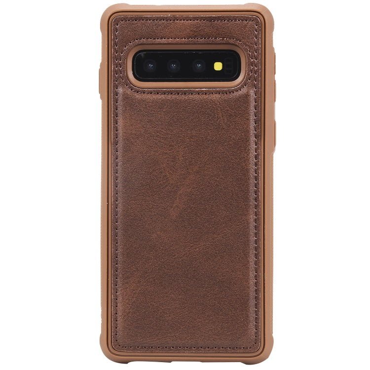For Galaxy S10 Multifunctional Detachable Magnetic Horizontal Flip Leather Case with Card Slots & Holder & Wallet & Photo Frame