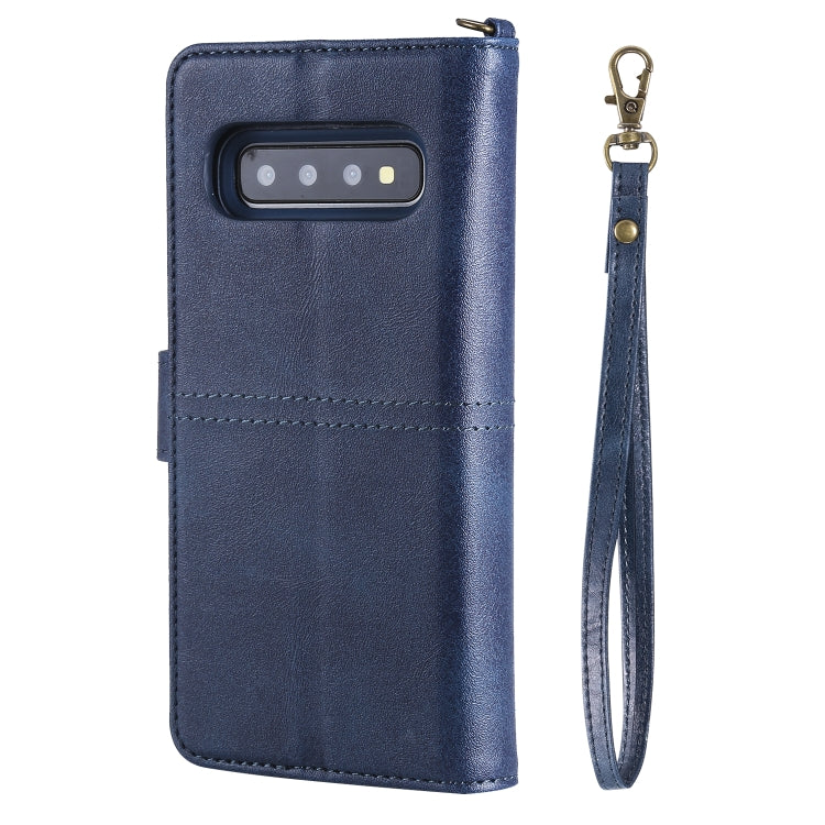 For Galaxy S10 Multifunctional Detachable Magnetic Horizontal Flip Leather Case with Card Slots & Holder & Wallet & Photo Frame