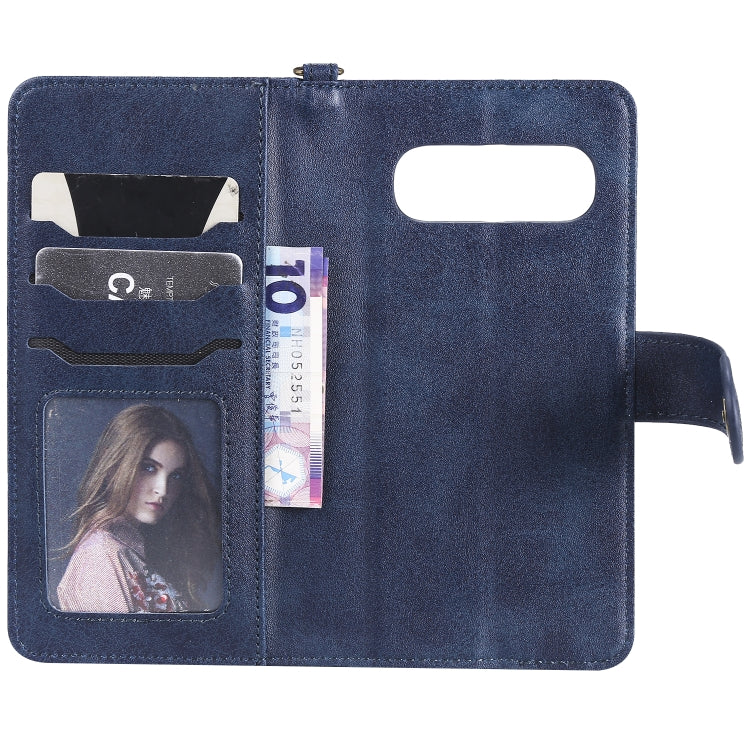 For Galaxy S10 Multifunctional Detachable Magnetic Horizontal Flip Leather Case with Card Slots & Holder & Wallet & Photo Frame