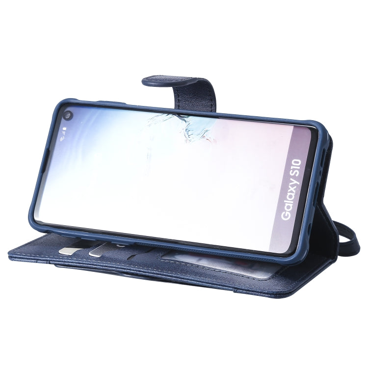 For Galaxy S10 Multifunctional Detachable Magnetic Horizontal Flip Leather Case with Card Slots & Holder & Wallet & Photo Frame