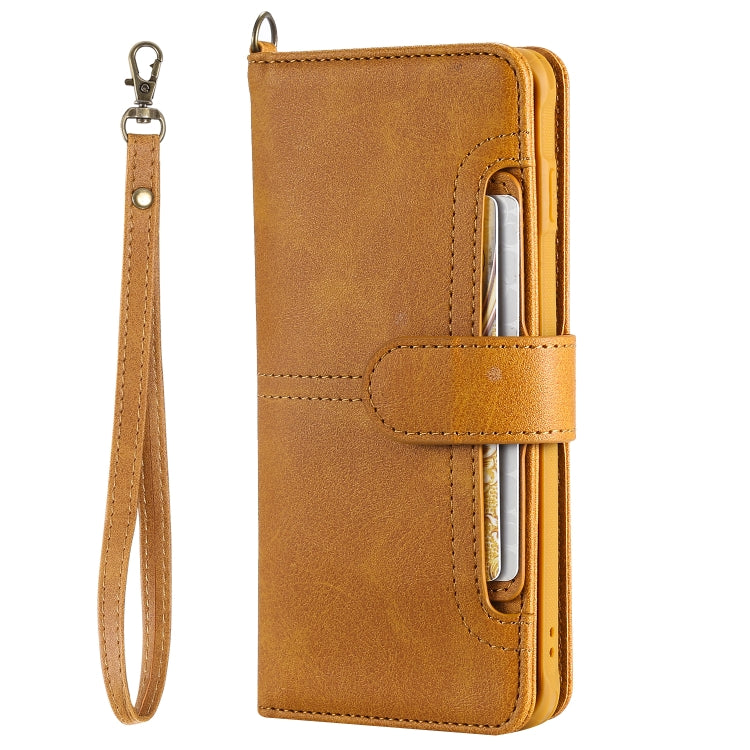 For Galaxy S10 Multifunctional Detachable Magnetic Horizontal Flip Leather Case with Card Slots & Holder & Wallet & Photo Frame