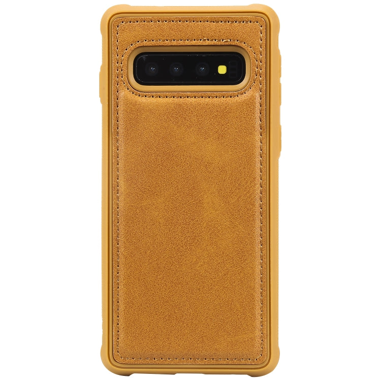 For Galaxy S10 Multifunctional Detachable Magnetic Horizontal Flip Leather Case with Card Slots & Holder & Wallet & Photo Frame