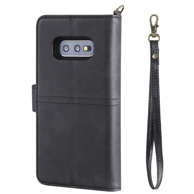 For Galaxy S10e Multifunctional Detachable Magnetic Horizontal Flip Leather Case with Card Slots & Holder & Wallet & Photo Frame