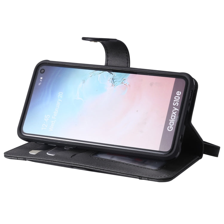 For Galaxy S10e Multifunctional Detachable Magnetic Horizontal Flip Leather Case with Card Slots & Holder & Wallet & Photo Frame