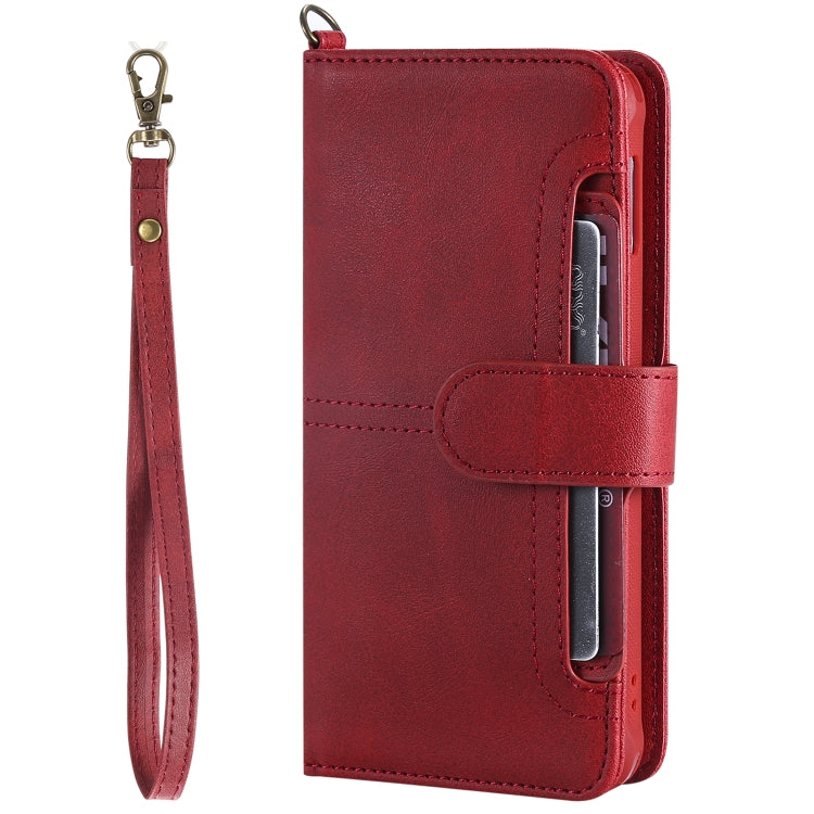 For Galaxy S10e Multifunctional Detachable Magnetic Horizontal Flip Leather Case with Card Slots & Holder & Wallet & Photo Frame