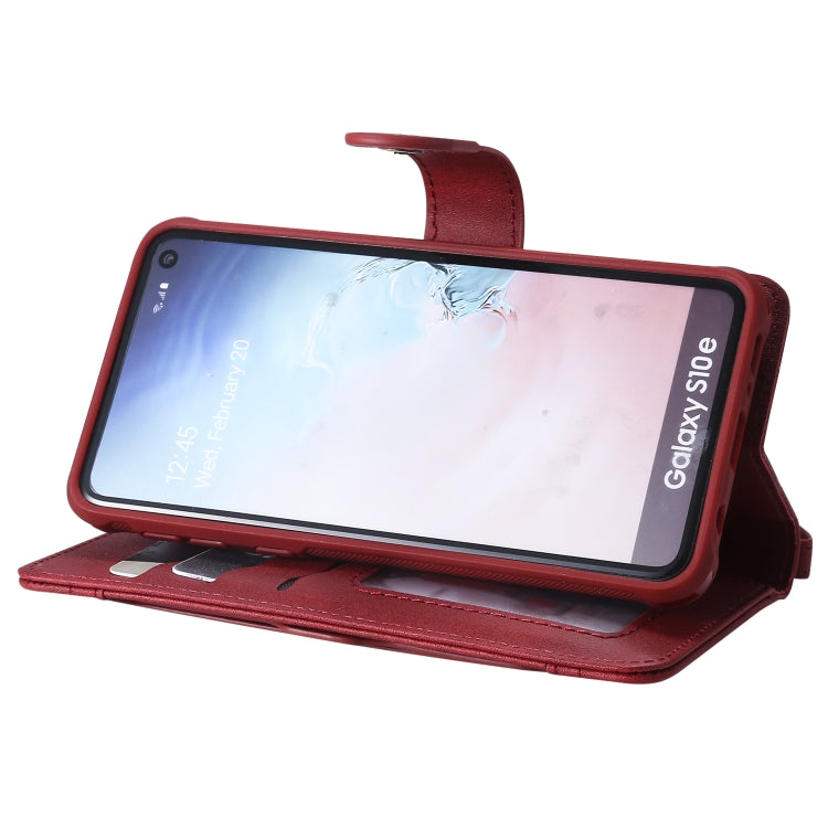 For Galaxy S10e Multifunctional Detachable Magnetic Horizontal Flip Leather Case with Card Slots & Holder & Wallet & Photo Frame