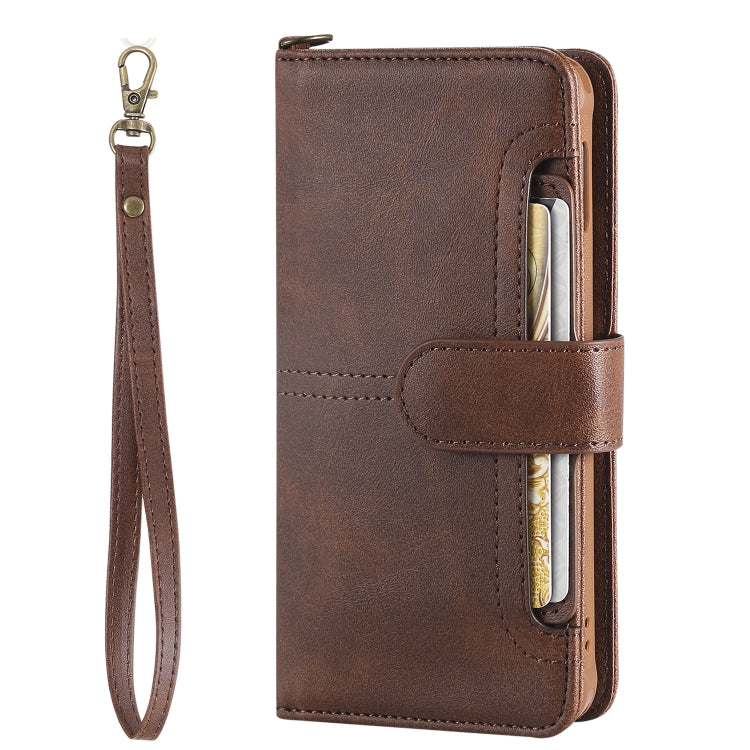 For Galaxy S10e Multifunctional Detachable Magnetic Horizontal Flip Leather Case with Card Slots & Holder & Wallet & Photo Frame