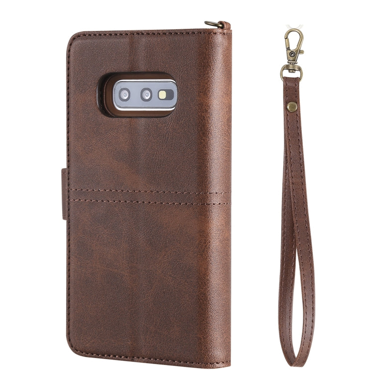 For Galaxy S10e Multifunctional Detachable Magnetic Horizontal Flip Leather Case with Card Slots & Holder & Wallet & Photo Frame