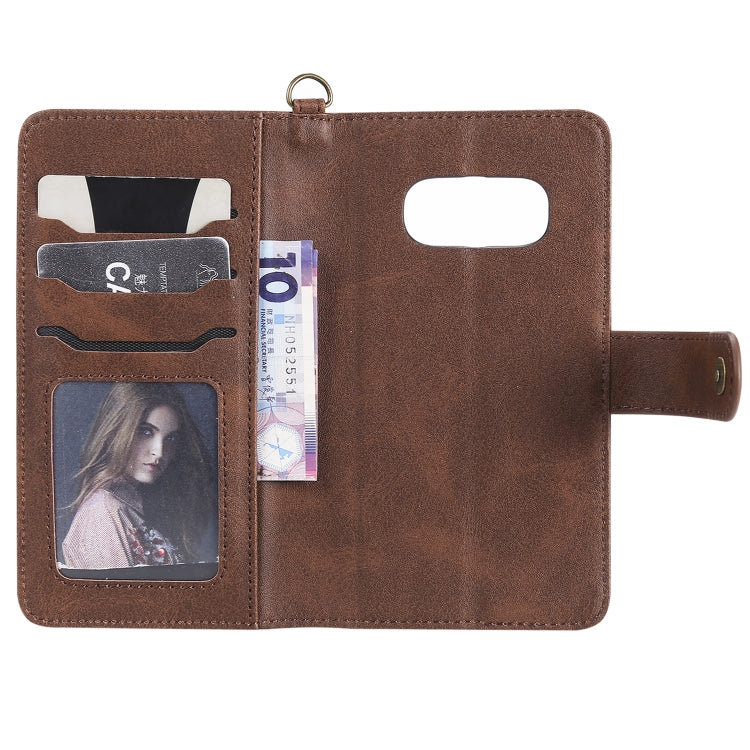 For Galaxy S10e Multifunctional Detachable Magnetic Horizontal Flip Leather Case with Card Slots & Holder & Wallet & Photo Frame