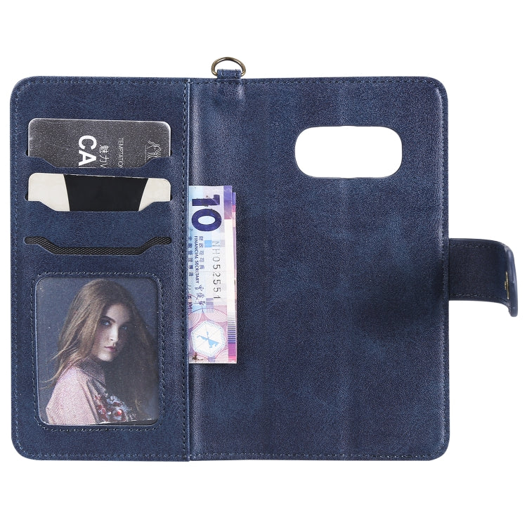 For Galaxy S10e Multifunctional Detachable Magnetic Horizontal Flip Leather Case with Card Slots & Holder & Wallet & Photo Frame