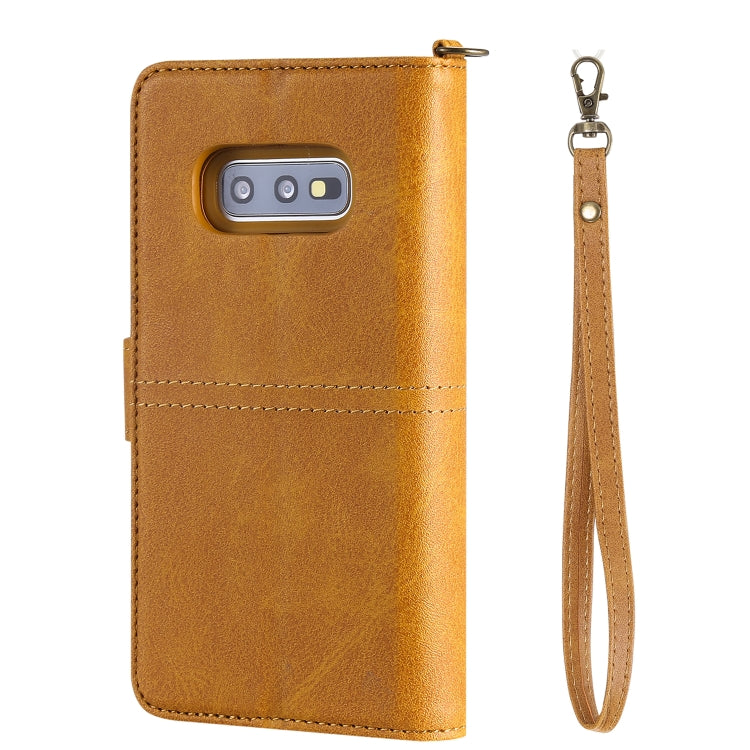For Galaxy S10e Multifunctional Detachable Magnetic Horizontal Flip Leather Case with Card Slots & Holder & Wallet & Photo Frame