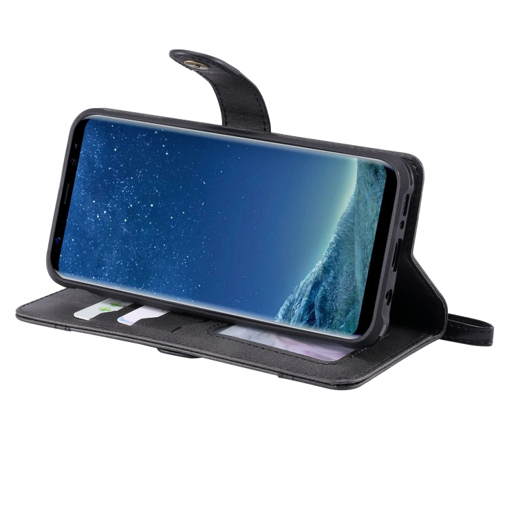 For Galaxy S8 Multifunctional Detachable Magnetic Horizontal Flip Leather Case with Card Slots & Holder & Wallet & Photo Frame