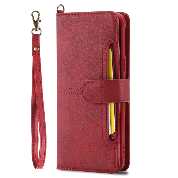 For Galaxy S8 Multifunctional Detachable Magnetic Horizontal Flip Leather Case with Card Slots & Holder & Wallet & Photo Frame