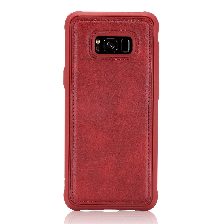 For Galaxy S8 Multifunctional Detachable Magnetic Horizontal Flip Leather Case with Card Slots & Holder & Wallet & Photo Frame