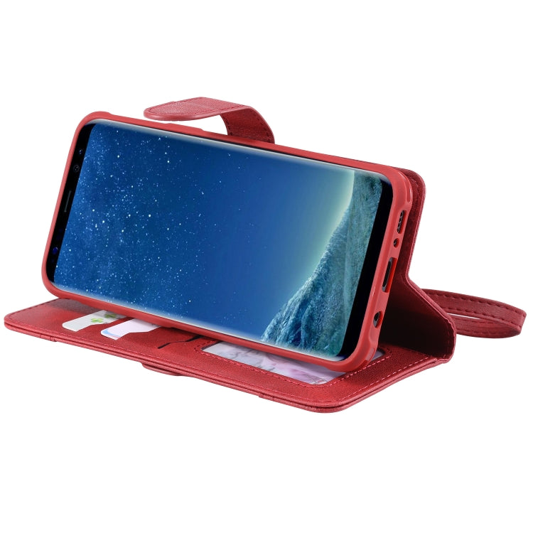 For Galaxy S8 Multifunctional Detachable Magnetic Horizontal Flip Leather Case with Card Slots & Holder & Wallet & Photo Frame