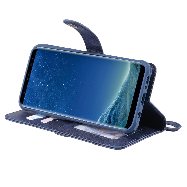 For Galaxy S8 Multifunctional Detachable Magnetic Horizontal Flip Leather Case with Card Slots & Holder & Wallet & Photo Frame