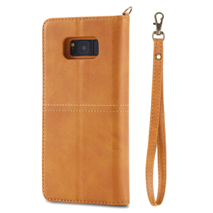For Galaxy S8 Multifunctional Detachable Magnetic Horizontal Flip Leather Case with Card Slots & Holder & Wallet & Photo Frame