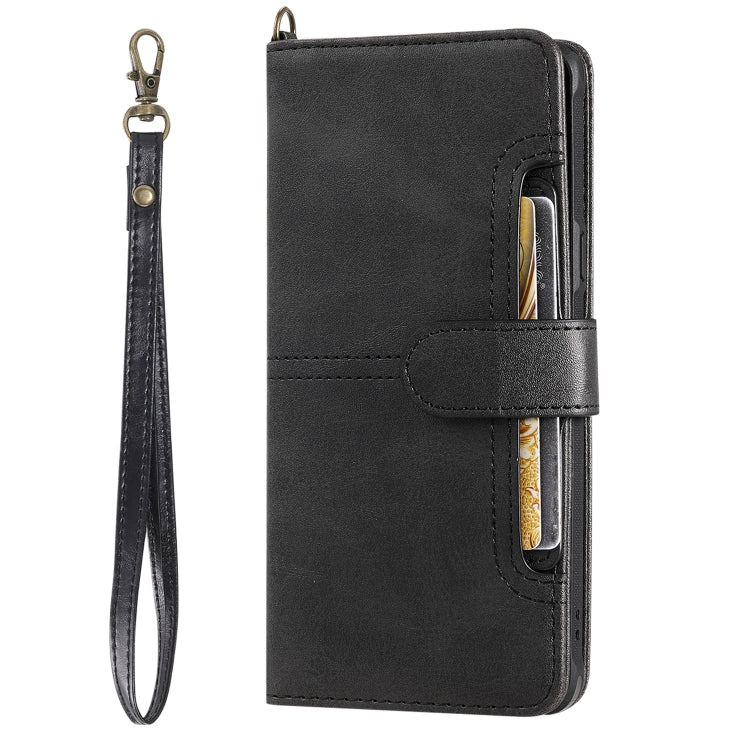 For Galaxy S10 5G Multifunctional Detachable Magnetic Horizontal Flip Leather Case with Card Slots & Holder & Wallet & Photo Frame