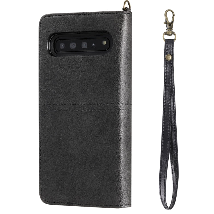 For Galaxy S10 5G Multifunctional Detachable Magnetic Horizontal Flip Leather Case with Card Slots & Holder & Wallet & Photo Frame
