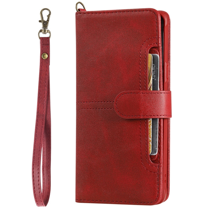 For Galaxy S10 5G Multifunctional Detachable Magnetic Horizontal Flip Leather Case with Card Slots & Holder & Wallet & Photo Frame