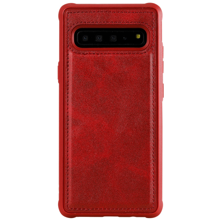 For Galaxy S10 5G Multifunctional Detachable Magnetic Horizontal Flip Leather Case with Card Slots & Holder & Wallet & Photo Frame