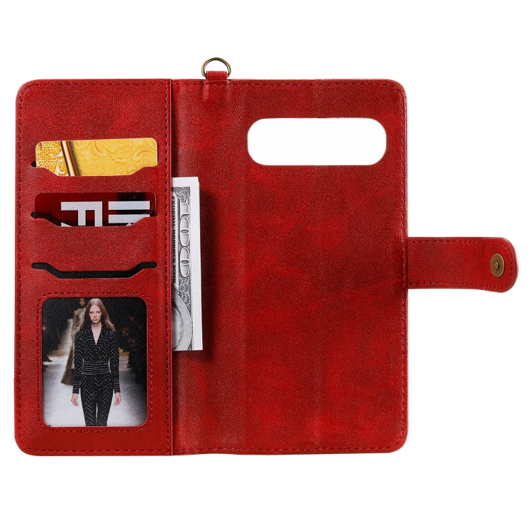 For Galaxy S10 5G Multifunctional Detachable Magnetic Horizontal Flip Leather Case with Card Slots & Holder & Wallet & Photo Frame