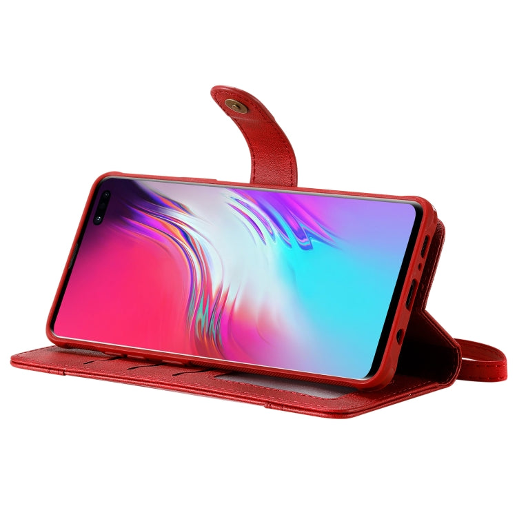 For Galaxy S10 5G Multifunctional Detachable Magnetic Horizontal Flip Leather Case with Card Slots & Holder & Wallet & Photo Frame