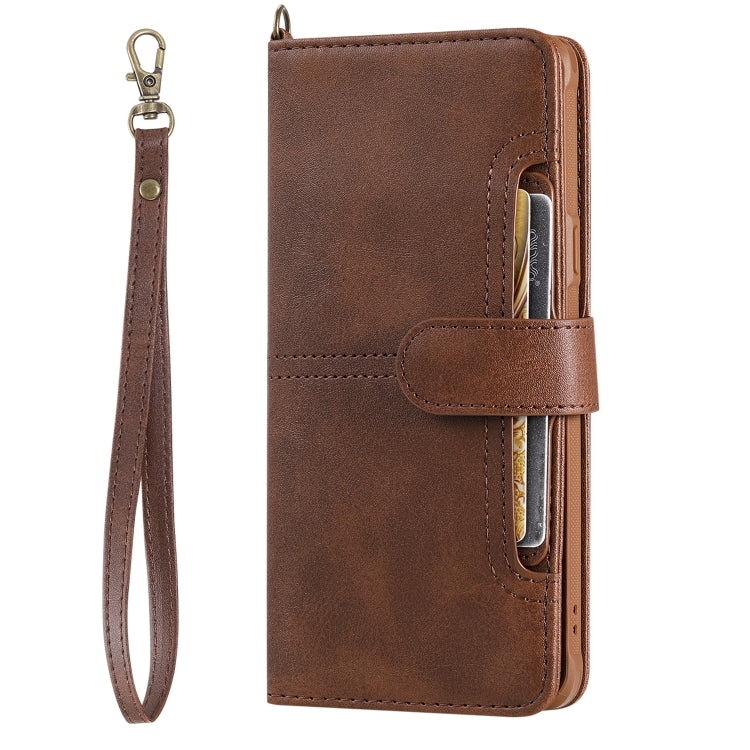 For Galaxy S10 5G Multifunctional Detachable Magnetic Horizontal Flip Leather Case with Card Slots & Holder & Wallet & Photo Frame