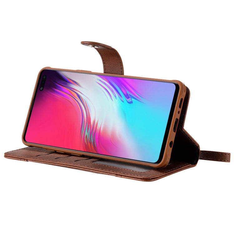 For Galaxy S10 5G Multifunctional Detachable Magnetic Horizontal Flip Leather Case with Card Slots & Holder & Wallet & Photo Frame