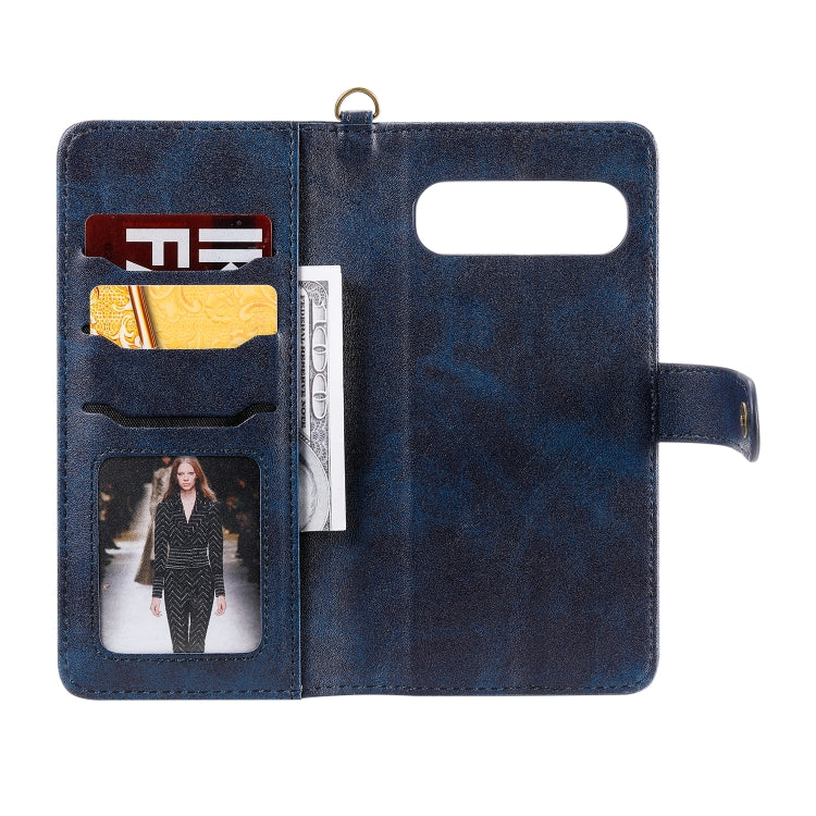 For Galaxy S10 5G Multifunctional Detachable Magnetic Horizontal Flip Leather Case with Card Slots & Holder & Wallet & Photo Frame