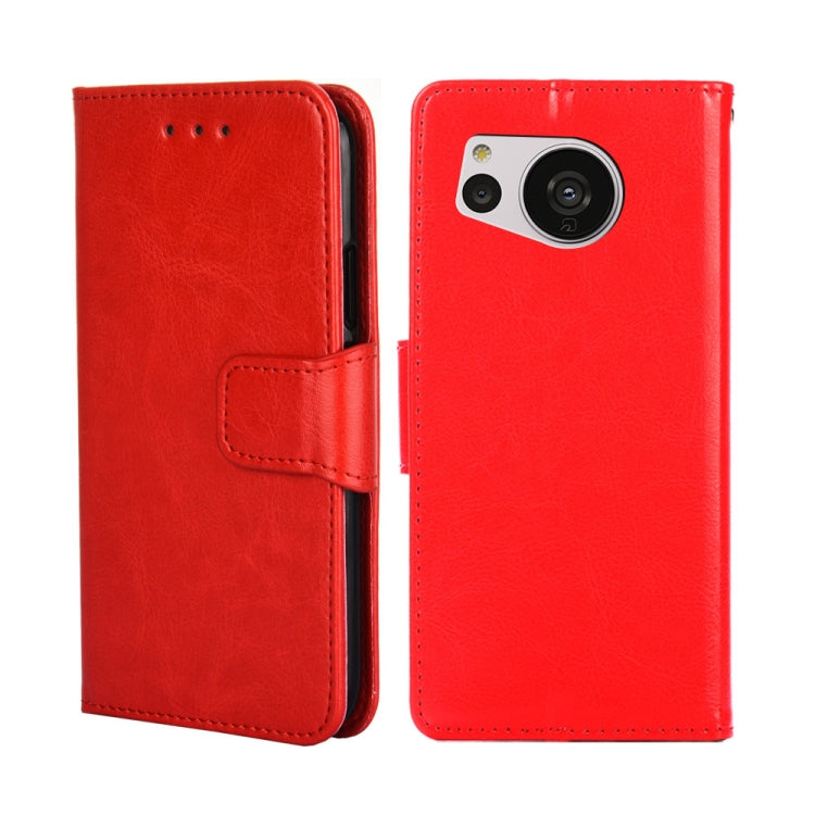 For Sharp Aquos Sense7 Crystal Texture Leather Phone Case