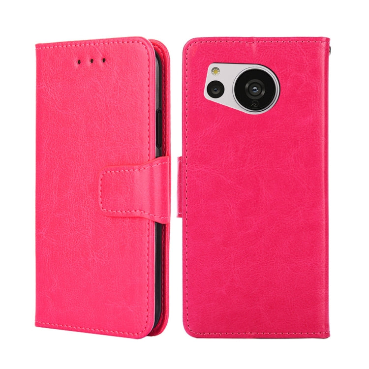 For Sharp Aquos Sense7 Crystal Texture Leather Phone Case